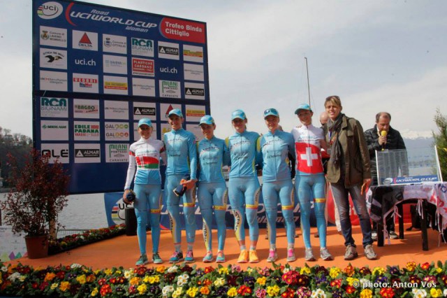 Foto Anton Vos from Astana BePink Facebook page