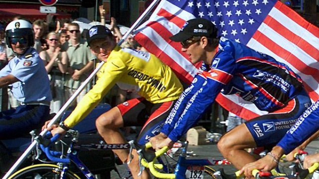 Лэнс Армстронг, Фрэнки Эндрю. 1999 год. Photo: Associated Press