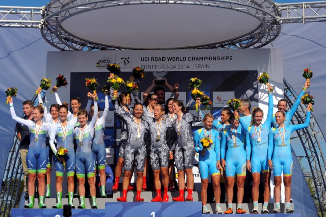 Cycling: Road World Championships 2014 / TTT Women Elite