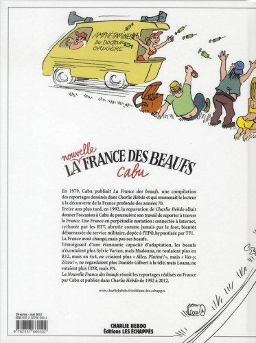 Страница книги Cabu: La Nouvelle France des Beaufs 
