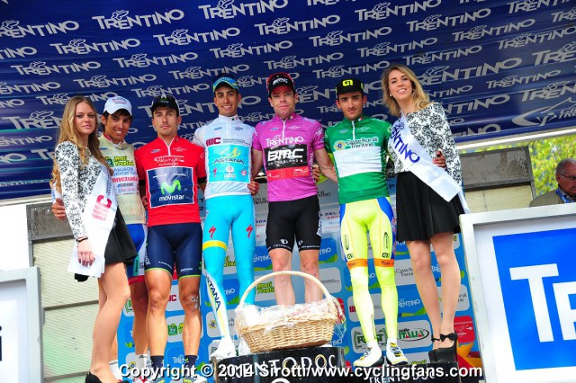Подиум Giro del Trentino-2014