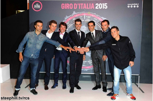 Presentazione del Giro d'Italia 2015